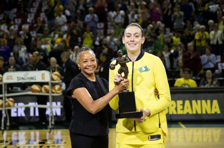 Breanna Stewart named WNBA MVP
